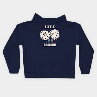 little dragon Dice Kids Hoodie